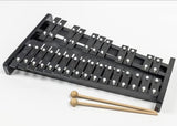 Professional Wooden Soprano Full Size Glockenspiel Xylophone with 27 Metal Keys for Adults & Kids - Includes 2 Wooden Beaters