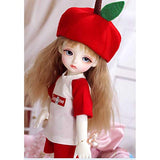 ZDD 1/6 Girls Bjd Sd Female Doll with Makeup Eyeball Clothes and Doll Wig Joint Doll Cute Fairy Bjd Dolls Toy Gifts for Children