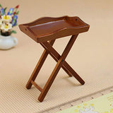 loinhgeo Dollhouses Miniature with Furniture, Dollhouses Miniatures, 1/12 Wooden Miniature Tray Table Furniture DIY Doll House Kitchen Accessory 1# 1#