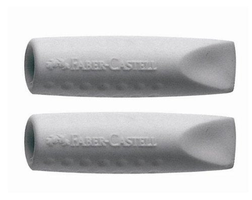 Faber-Castell- Grip 2001 Eraser Cap Twin Pack - White (Pack Of 5)