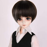 GHDE&MD BJD Doll 1/4 SD Dolls16.1 Inch with Full Set Clothes Shoes Wig Makeup Having Different Movable Joints SD Doll Boy for Girl As Gift,V White