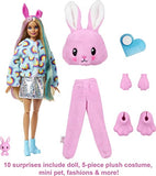 Barbie Cutie Reveal Dolls with Animal Plush Costume & 10 Surprises Including Mini Pet & Color Change, Gift for Kids 3 Years & Older