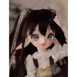 KDJSFSD BJD Dolls 1/6 Cute Elf Girl SD Dolls 11.5 Inch 18 Ball Jointed Doll Dolls DIY Toys with Full Set Clothes Socks Shoes Wig Makeup, Best Gift for Girls