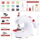 DZHONGD Mini Sewing Machine for Beginner Kids, Handheld Portable Small Sewing Machine with Sewing Kit