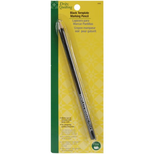 Dritz Quilting Template Marking Pencil, Black