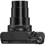 Sony Cyber-Shot DSC-RX100 VII Digital Camera (DSC-RX100M7) + 64GB Memory Card + Case + Card Reader + Flex Tripod + Memory Wallet + Cleaning Kit