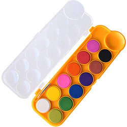 Artlicious Paint Palette - Wooden Paint Tray Palettes for Acrylic, Oil, or  Watercolor Painting - Thumb Holder Trays for Artist Mixing Wet Color - Size  for Kids & Adults, Craft Supplies