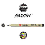 Pigma Micron Pen Favorites Kit #6 - Set of 6 (003/01/05/08/PN/Brush), Black
