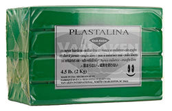Van Aken Plastalina Modeling Clay 4.5 lb. bar green