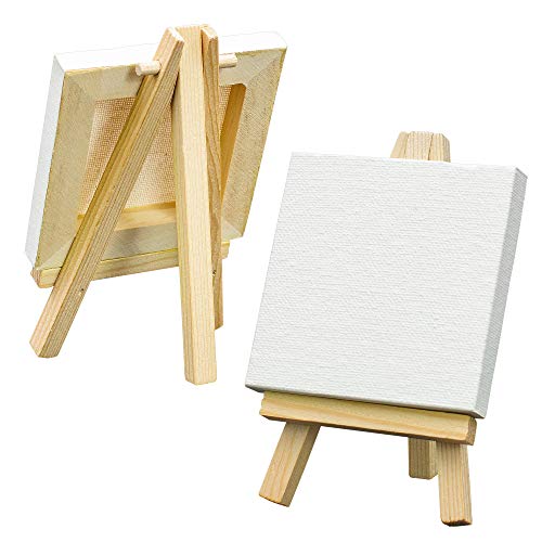 3X3 Inch Canvas Board (Pack of 12)