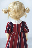 Only Doll Wigs! Jusuns BJD Wigs JD466 Cute Pony Mohair Doll Wigs 1/8 1/6 1/4 1/3 BJD Doll Accessories (Lt Golden Blond, 6-7inch)