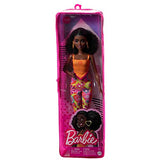 Barbie Doll, Kids Toys, Curly Black Hair and Petite Body Type, Barbie Fashionistas, Y2K-Style Clothes and Accessories