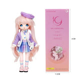 ICY Fortune Days Anime Style Ball Jointed Doll, Including Wig, Makeup, Removable Head and Replaceable Eyes and Dress, Shoes, 1/6 Scale, About 12 Inch(Dottie)