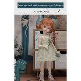 1/6 BJD Doll Fully Poseable Fashion Doll, with Skirt Wig Makeup Socks Shoes, Best Gift for Friend
