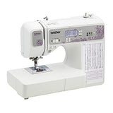 Brother 150-Stitch Computerized Sewing & Quilting Machine (Refurbished) with Wide Table, White