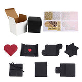 Lidelazon Creative DIY Explosion Gift Box Handmade Photo Album Scrapbooking Surprise Box for Boyfriend Wedding Birthday