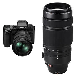 Fujifilm X-H2 Mirrorless Digital Camera XF16-80mm Lens Kit - Black + Fujifilm XF100-400mmF4.5-5.6 R LM OIS WR