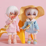 XiDonDon Doll Clothes 4 Pieces=Shirt+Shorts+Hat+Bag Kindergarten Set for Ob11,YMY,Body9,1/12 BJD Doll Accessories (Pink)