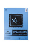 Watercolor Paper Pad 9”X12” Fold Over Bound, XL Series, 30 Sheets, With a Braidz 10 Wells Paint