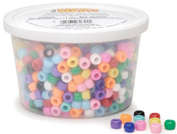 Darice 1917-06 Tub-O-Beads Pony Bead Bucket, 7-Ounce, Assorted Color