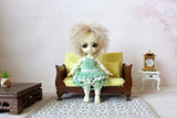 Miniature Dollhouse Couch, Bed for 1:8 scale BJD Doll Furniture Sofa Pillows