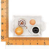 Odoria 1:12 Miniature Breakfast Food Dollhouse Decoration Accessories, A