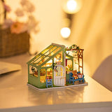 Hands Craft DIY Miniature House Kit: Spring Encounter Flowers, Complete Crafting Kit (DG154)