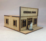 General Store 28mm MDF Kit Tombstone Desperado Legends Old West Terrain Building