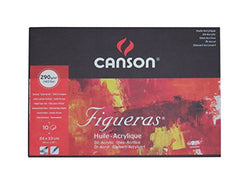 Canson : Figueras Oil & Acrylic Paper : Pad : 24X33Cm (9X13In)