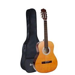 Strong Wind Classical Acoustic Guitar 36 Inch 6 Nylon Strings Guitar Beginner Kit for Students Children Adult