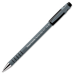 Paper Mate FlexGrip Ultra Recycled Ballpoint Retractable Pen, Ink, Medium, Pack of 12, Black