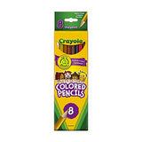 Crayola Multicultural Colored Pencils, Set Of 8 Colors(Discontinued by manufacturer)