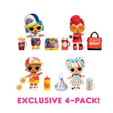 LOL Surprise Loves Mini Sweets Dolls 4-Pack #1 Jolly Rancher, Hot Tamales, Hershey’s Chocolate, Chupa Chups, w/ 32 Surprises, Candy Theme, Accessories, Collectible Doll, Paper Packaging
