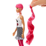 Barbie Color Reveal Doll with 7 Surprises: 4 Mystery Bags Contain Surprise Hair Piece, Skirt, Shoes & Earrings; Water Reveals Doll’s Look & Color Change on Bodice & Hair [Styles May Vary]