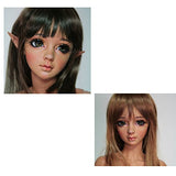 Zgmd 1/3 BJD Doll Ball Jointed Doll Big Female Doll with Free eyes Tan Color With Face Make Up