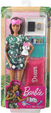 Barbie Relaxation Doll, Brunette, with Puppy and 8 Accessories, Including Pillow, Journal and Sleep Masks, Gift for Kids 3 to 7 Years Old