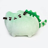 GUND Pusheen Pusheenosaurus Dinosaur Cat Plush Stuffed Animal, Green, 13"