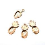 Buorsa 20 Pcs Straberry Charms and Pineapple Charms Fruit Shaped Pendants Bracelet Jewelry Making