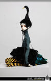 Zgmd 1/4 BJD doll ball neck baby black swan DC doll Is made up by the body and head