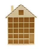 Christmas Advent Calendar 16" x 13" with Drawers | Pre Assembled Ginger Bread House Shaped |