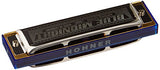 Hohner 595BX-F Modular System Blue Midnight Diatonic Harmonica, Key of F