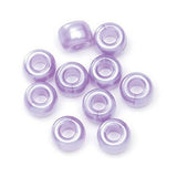 Darice Pony Beads Plastic Lavender Pearl 9mm 480Pc (3 Pack) 06121 5 142 Bundle with 1 Artsiga