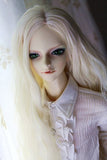Kuafu 9-10 Inch (22-24cm) 1/3 BJD/SD Doll Wig Fashion Long Curly Pullip Hair Wigs Light blonde