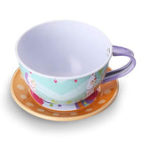 JOYIN Llama Pretend Tin Teapot Set for Tea Party and Kids Kitchen Pretend Play