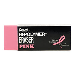 Pentel Bca Hi-Polymer Block Eraser Lrg Pink