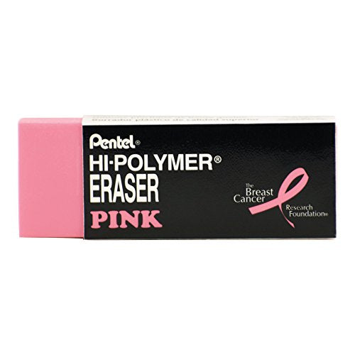 Pentel Bca Hi-Polymer Block Eraser Lrg Pink