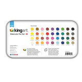 KINGART 510-36, Metal Tin Case, Set of 36 Unique Colors Watercolor Paint, Assorted 36 Piece
