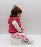 Kaydora Reborn Baby Doll Girl, 16 inch Soft Weighted Body, Cute Lifelike Handmade Silicone Doll