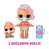 LOL Surprise Glitter Color Change ™ Pearl Surprise™ with 6 Surprises and an Exclusive Doll and Lil Sister, Interactive Playset - Great Gift for Kids Ages 4+