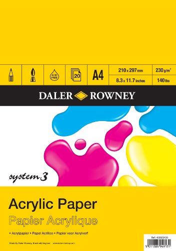 Daler Rowney System 3 Acrylic Pad A4